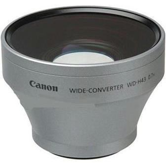 Canon WD-H43 Weitwinkelkonverter für HV20 (Weitwinkelkonverter), Objektivkonverter, Silber
