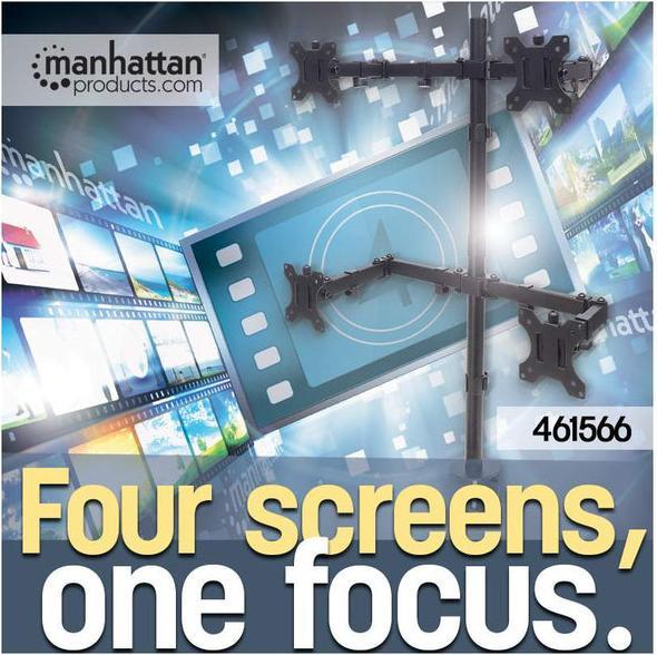 Image du produit Manhattan Bras de table pour moniteur (Tables, 32", 8 kg)