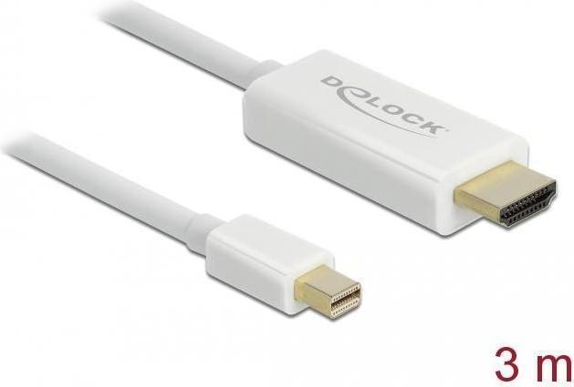 Produktbild Delock Mini DisplayPort — HDMI (Typ A) (3 m, DisplayPort, HDMI, 1.3)
