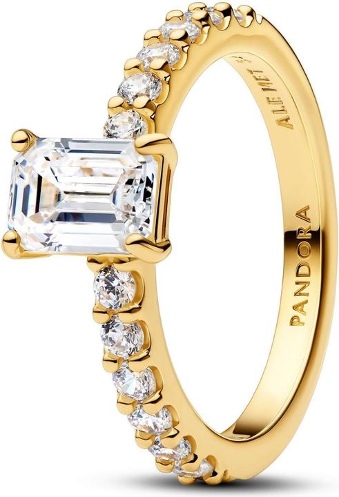Produktbild Pandora Rechteckiger Funkelnder Strahlenkranz Ring (52, 54)