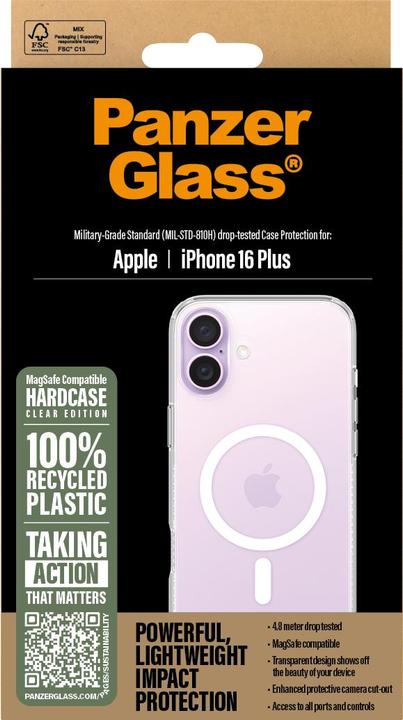 Actual product image PanzerGlass HardCase (Apple iPhone 16 Plus)