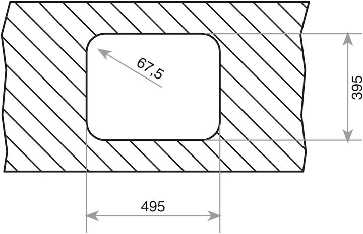 Actual product image Teka BE 50.40 Plus 1C (Undermount sink, 43 cm, 53 cm)