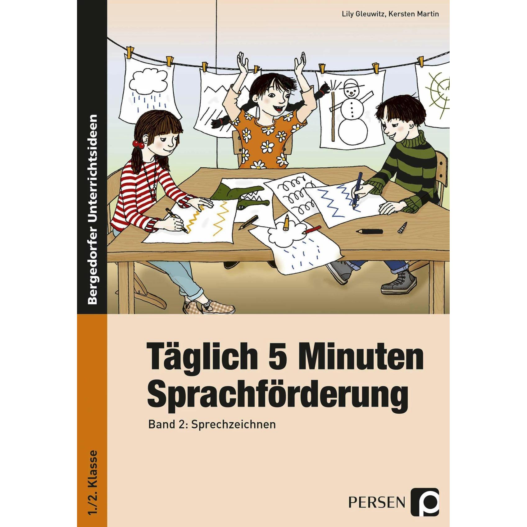 Täglich 5 Minuten Sprachförderung - Band 2, Schulbücher von Kersten Martin, Lily Gleuwitz