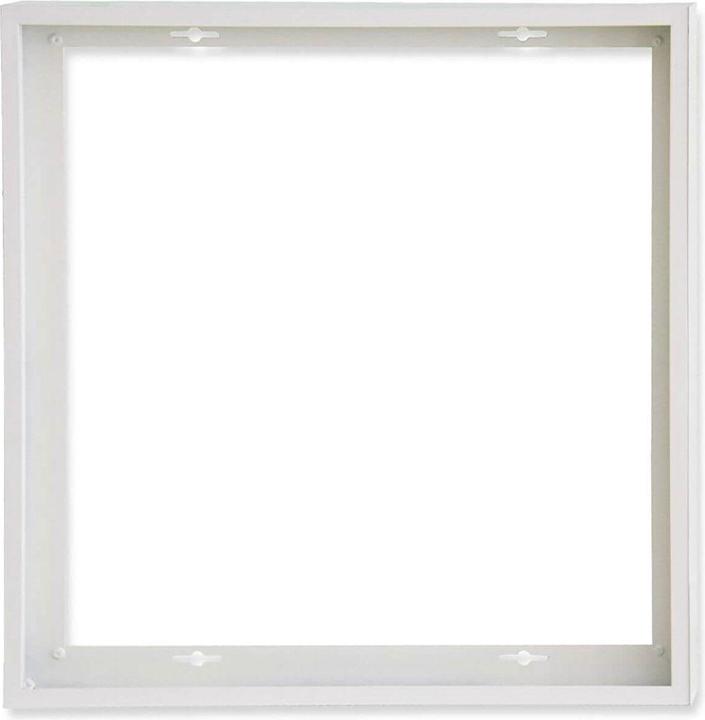 Actual product image Isoled Mounting frame white for LED panel 600x600, quick assembly