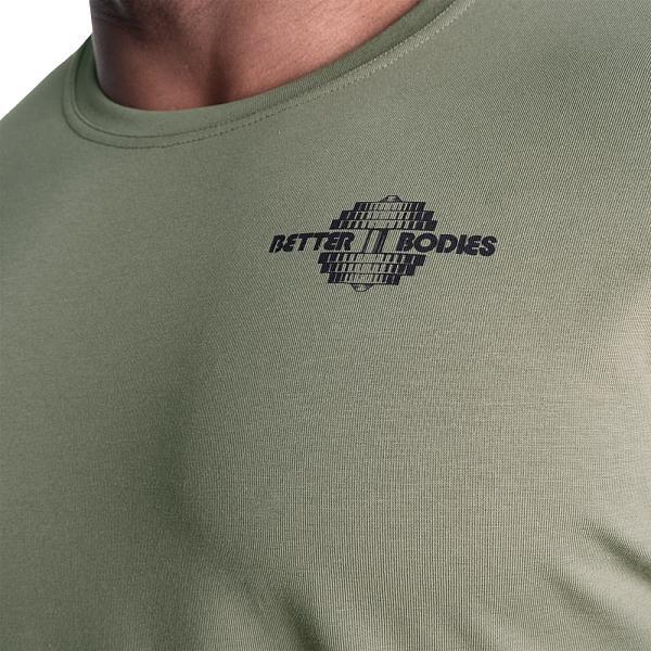 Produktbild Better Bodies Essential Tapered Tee - Washed Green (XXL)