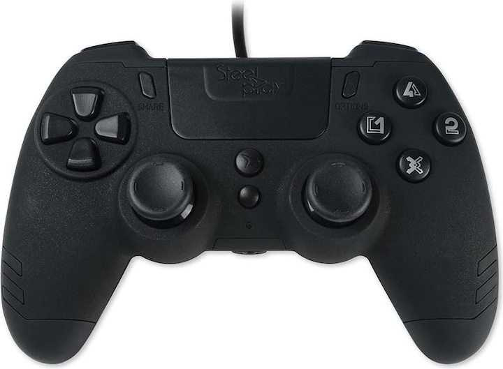 Image du produit Steelplay Slim Pack Contrôleur filaire Ebony Black Multi (PS4, PC)