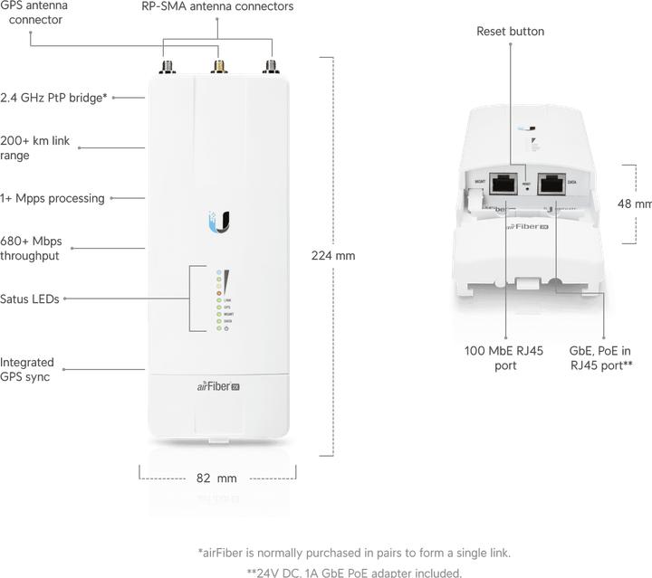 Produktbild Ubiquiti AF-2X WLAN Access Point
