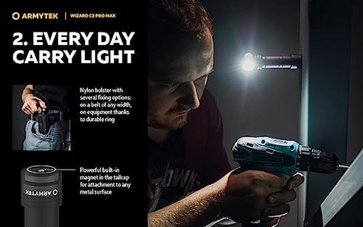 Produktbild ArmyTek Wizard C2 Pro Max (12.15 cm, 4000 lm)