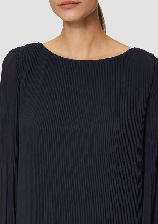 Produktbild S.Oliver Kleid Chiffonkleid im Relaxed Fit mit Plissee (34)