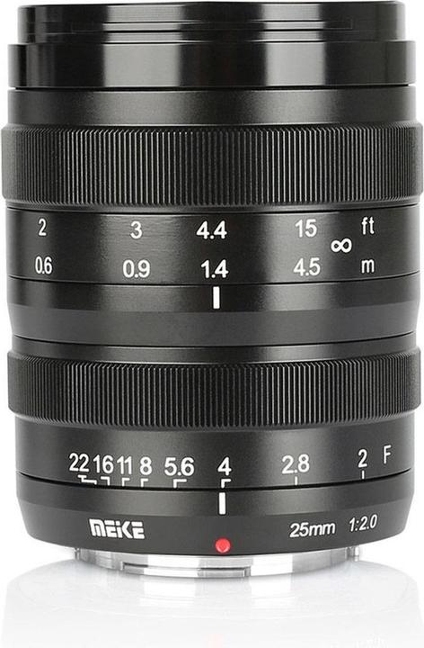 Immagine prodotto Meike MK 25mm F2.0 attacco Sony E (Sony E, APS-C / DX, Full frame)