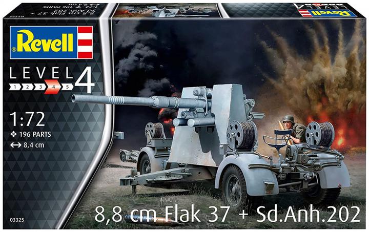 Actual product image Revell 8,8cm Flak 37 with Sdt.Anh 202