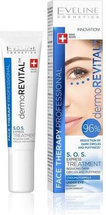Eveline Face Therapy Professional Dermorevital Treatment S.O.S. Reducing Dark Circles And Swelling (Augenpflege Crème, 15 ml)