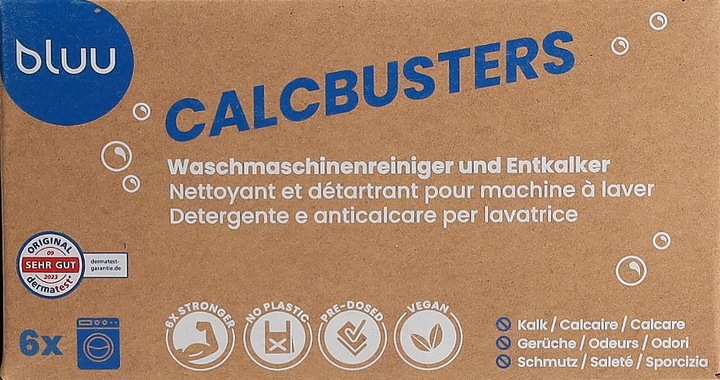 Actual product image bluu Calcbusters Washing machine cleaner and descaler (480 ml)