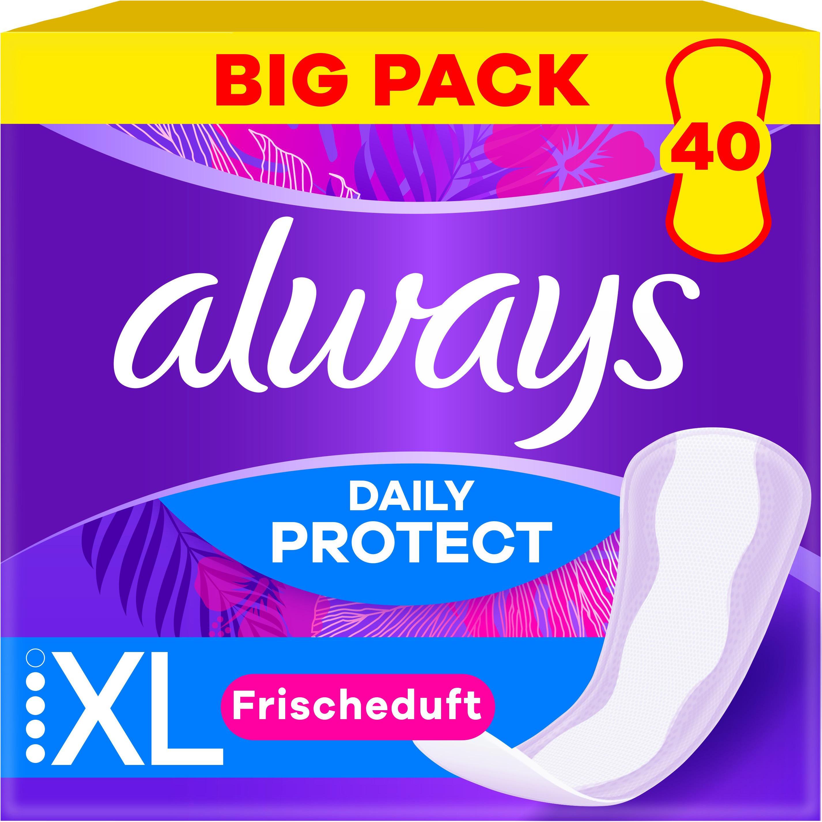 Always, Binden, Daily Protect Extra Long (40 x, Slipeinlagen)
