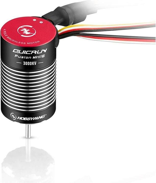 Hobbywing Set di motorizzazione senza spazzole Quicrun Fusion Mini16, 3000 kV 2-3S