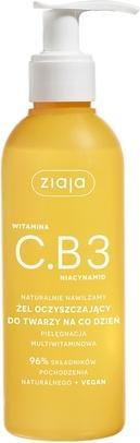 Actual product image Ziaja Vitamin C.B3 Niacinamide Face Wash Gel - Gentle cleansing gel with vitamin complex 190ml (Cleansing gel, 190 ml)
