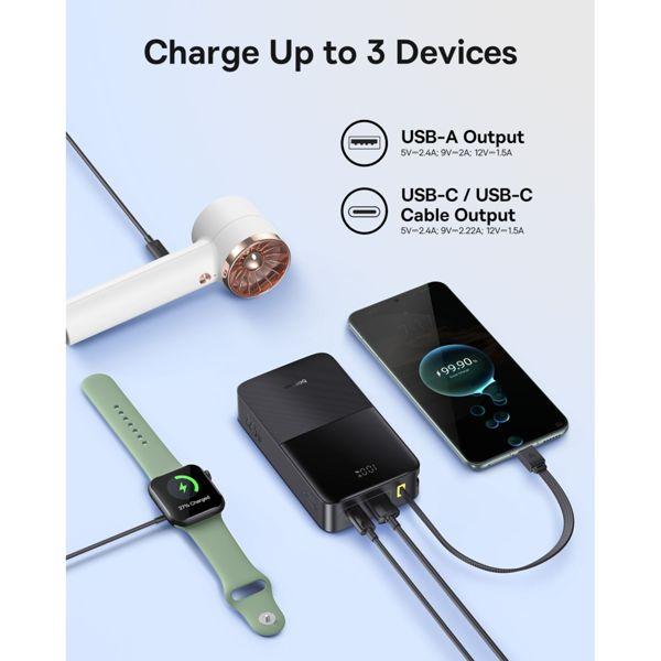 Produktbild Baseus EnerFill FC51 Bipow2 Pro Power Bank 22,5W 20000mAh (20000 mAh, 22.50 W, 74 Wh)