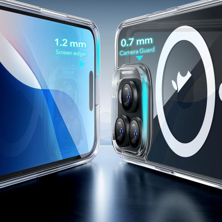 Produktbild ESR Classic Hybrid Halolock MagSafe Case + Tempered Glass for iPhone 16 Pro Max - Clear (Apple iPhone 16 Pro Max)