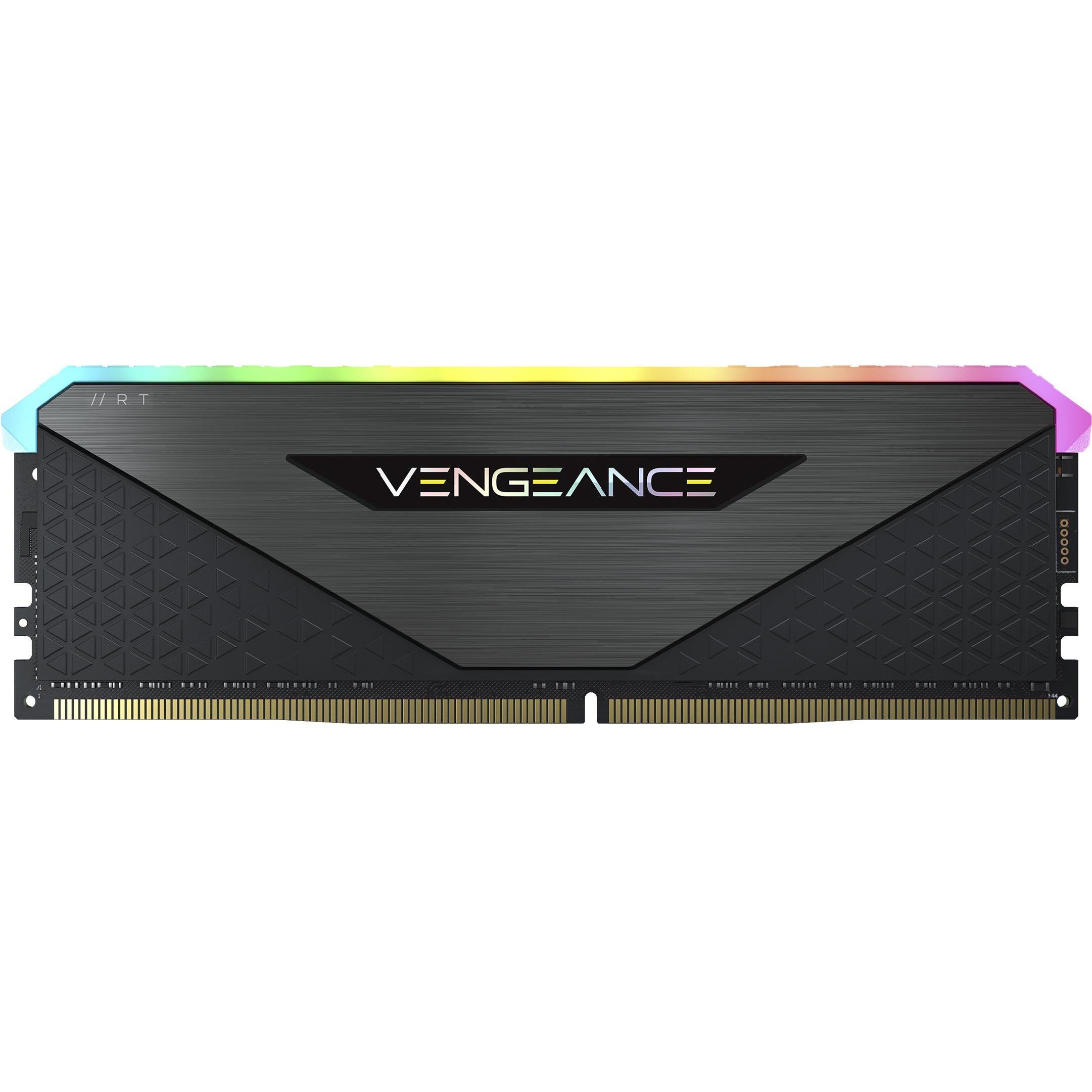 Corsair Vengeance RGB RT (2 x 8GB, 3200 MHz, DDR4-RAM, DIMM), Memoria RAM, Nero