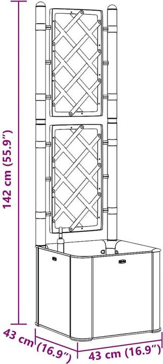 Produktbild vidaXL Hochbeet