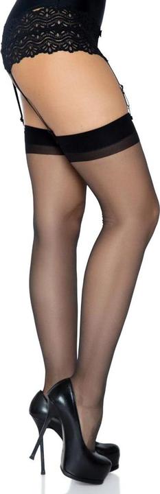 Produktbild Leg Avenue Straps-Strümpfe mit Naht (One Size)