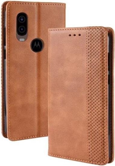 Immagine prodotto MU Style Custodia a libro in pelle stile vintage (Motorola One Vision)