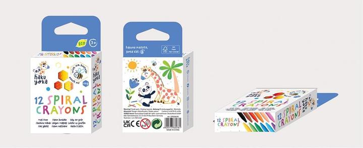 Produktbild Magni Spiral-Wachsmalkreiden 12 Farben (12x)