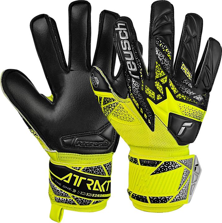 Safety yellow, Black, Silver