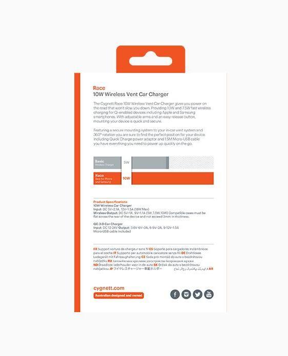 Immagine prodotto Cygnett 2683 Sfiato senza fili CHRG