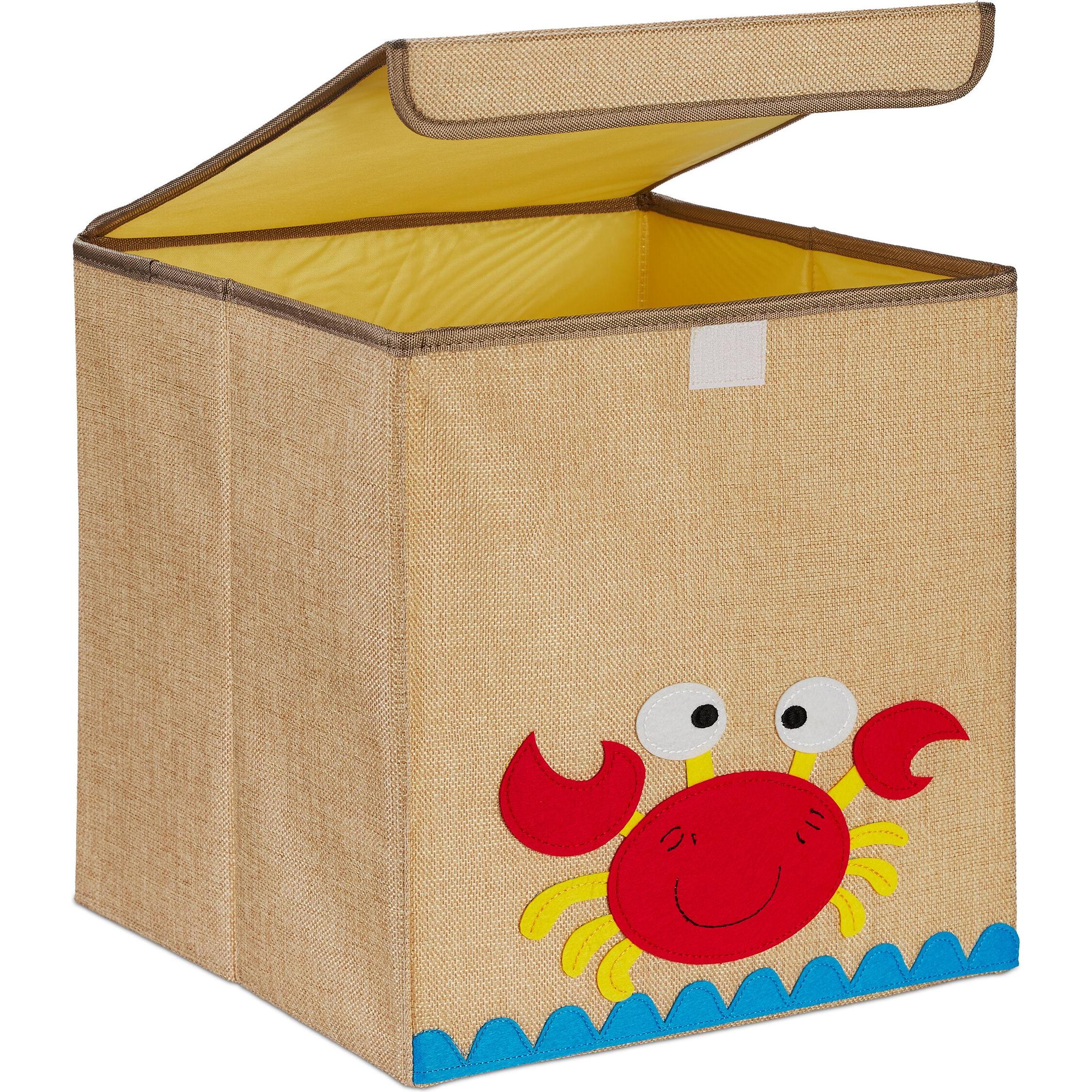Relaxdays, Spielzeugaufbewahrung, Kinder-Aufbewahrungsbox