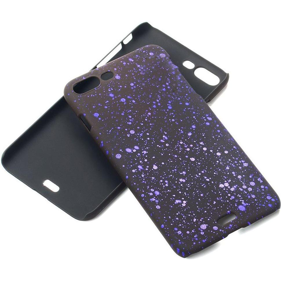 Thumbnail - König Design Handy Hülle Schutz Case Bumper Schale für Apple iPhone 7 Plus 3D Sterne Lila Neu (Apple iPhone 7 Plus), Sma...