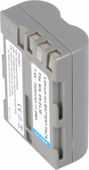 Actual product image AccuCell Battery suitable for Nikon D80 (Rechargeable battery)