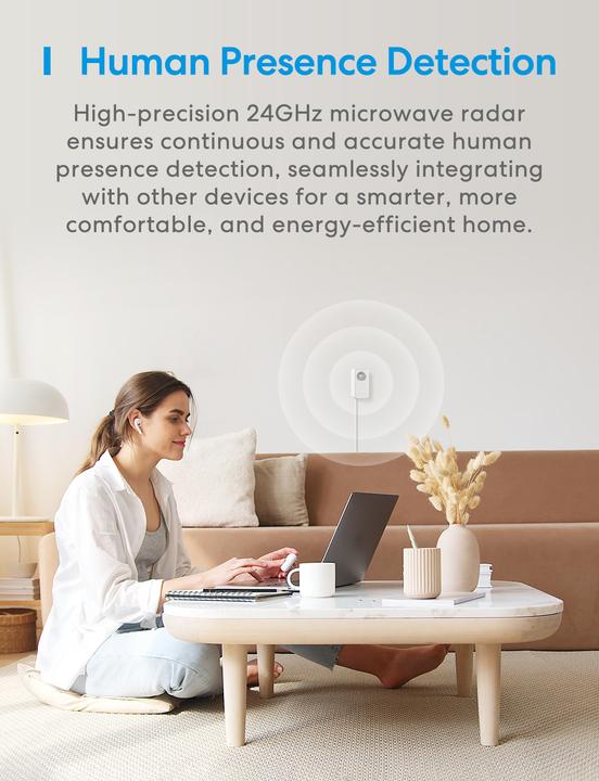 Actual product image Meross Intelligenter Präsenzsensor (5 m)