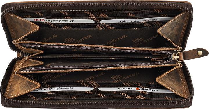 Image du produit Giorgio Carelli Portefeuille zippé pour femme RFID