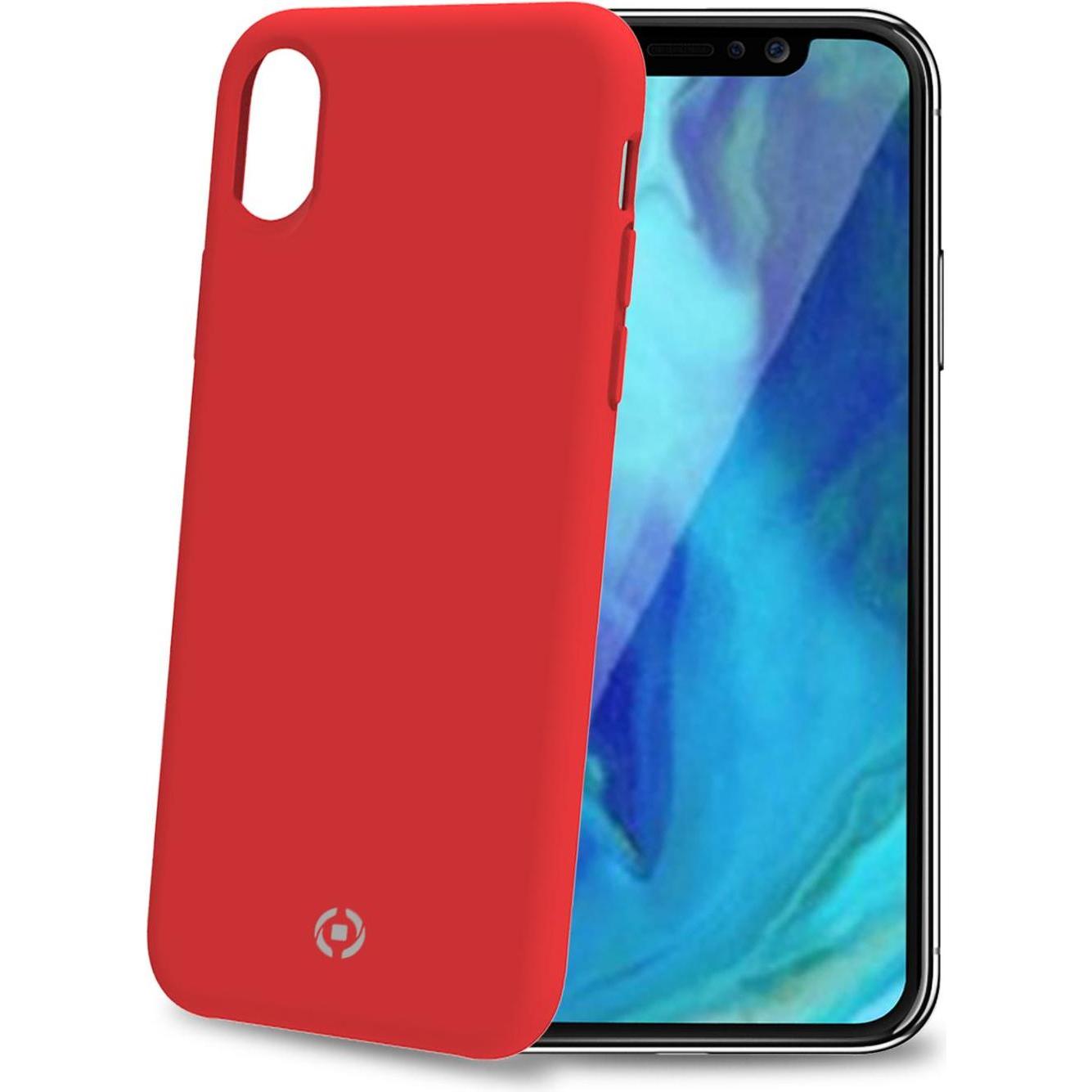 Celly Rosso Feeling Custodia Per Cellulare 15,5 Cm (6.1') Cover (Apple Iphone Xr), Cover Smartphone,