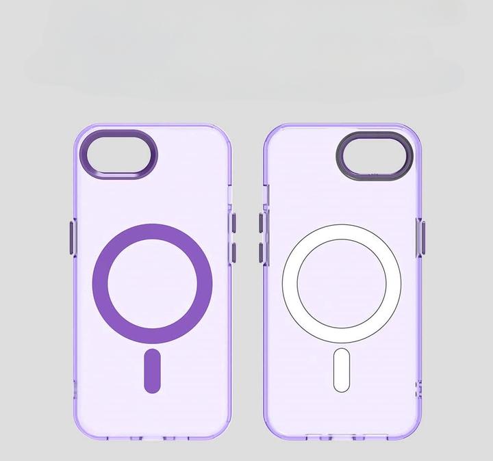 Immagine prodotto Cover-Discount iPhone 16e - Acryl-Handyhülle mit Magnet und Farbakzent (Apple iPhone 16e)