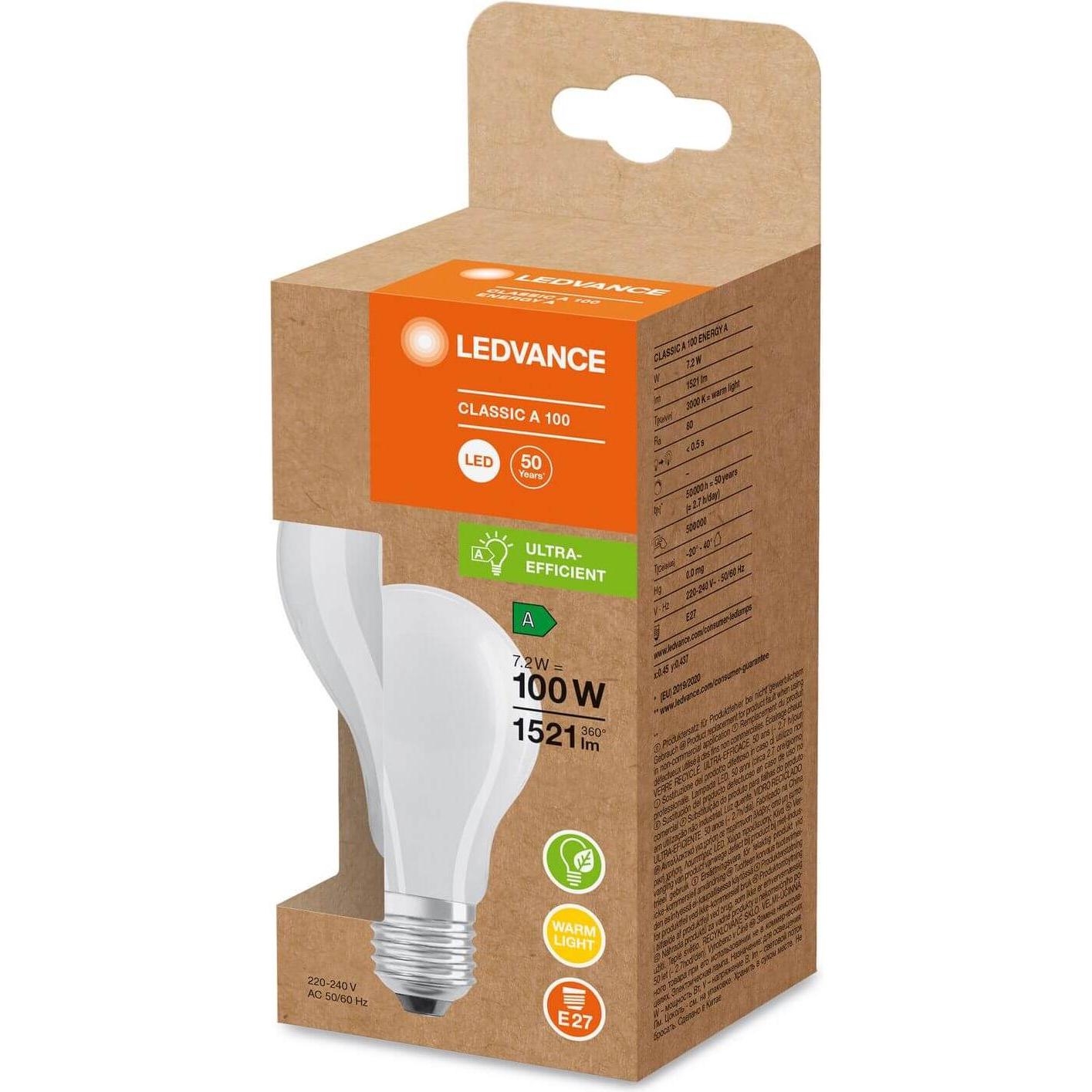 Thumbnail - Ledvance, Leuchtmittel, Standard (E27, 7.20 W, 1521 lm, 1 x, A)
