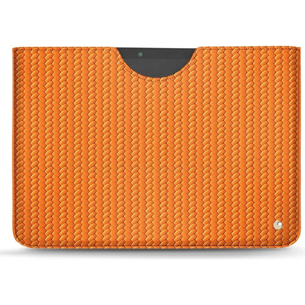 Noreve Lederschutzhülle (Microsoft Surface Pro X), Tablet Hülle, Orange