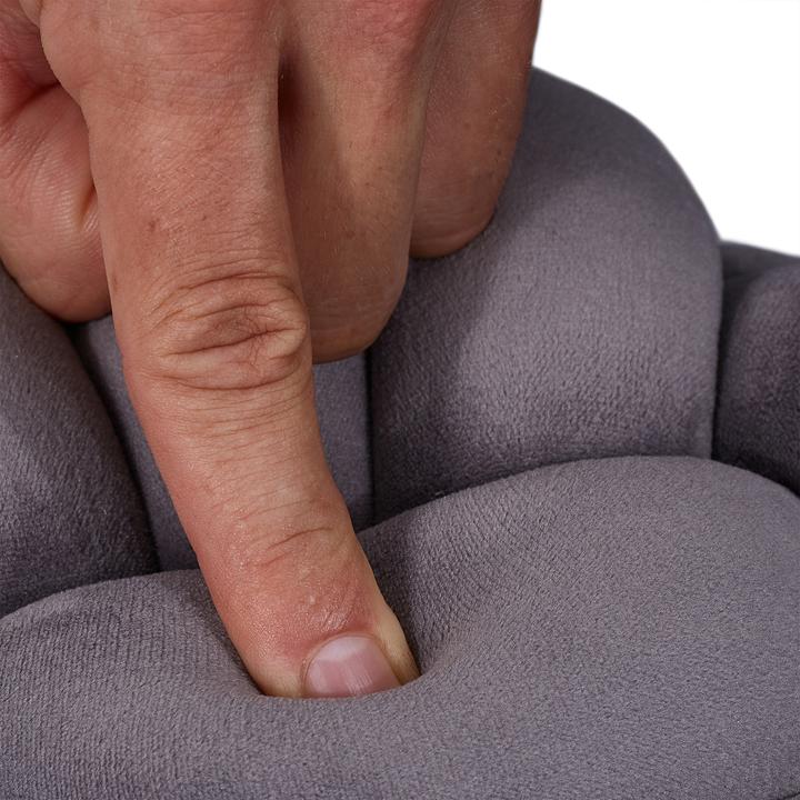 Actual product image Relaxdays Knot Pillow, Ø 25 cm (25 x 25 x 25 cm)