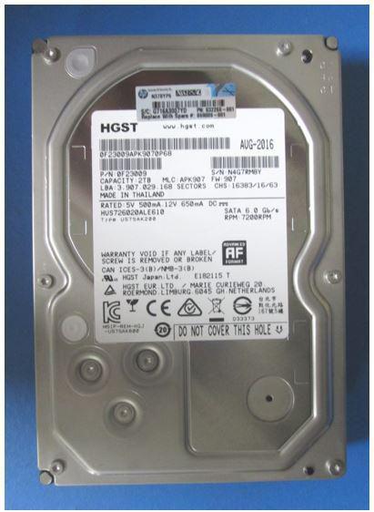 HPE HDD 2TB 6G 7.2K LFF SATA MDL (2 To, 2.5")