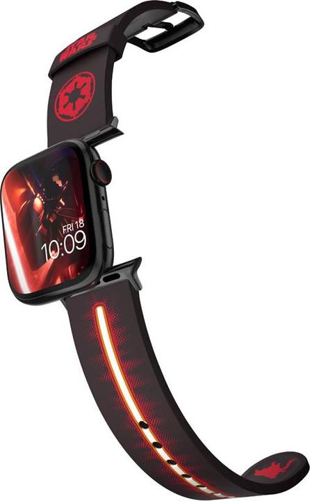 Immagine prodotto Moby Fox Bracciale Smartwatch Star Wars Darth Vader Lightsaber 22 mm (22 mm, Acciaio inossidabile, Silicone)