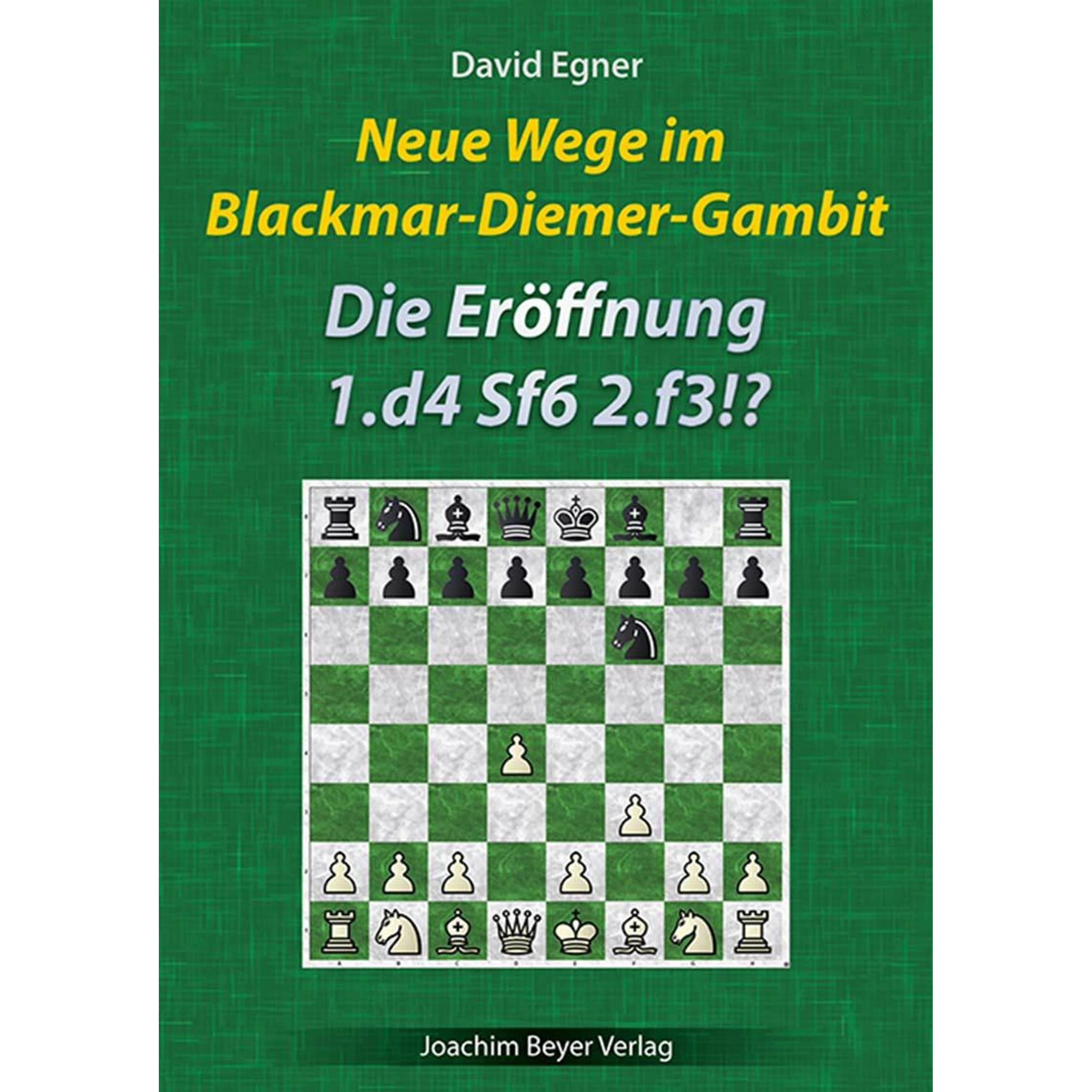Egner:Neue Wege im Blackmar-Diemer-Gamb, Ratgeber von David Egner