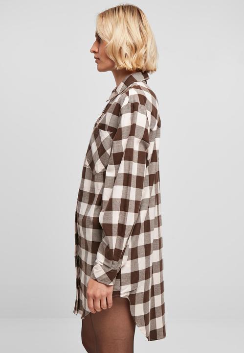 Produktbild Urban Classics Ladies Oversized Check Flannel Shirt Dress (XS)