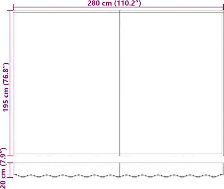 Produktbild vidaXL Einziehbare Markise (2 m)