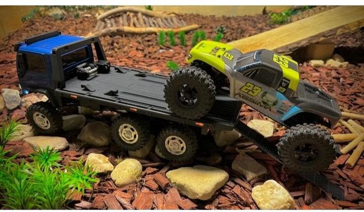 Produktbild Absima Hobby Plus RC CR-18P "Tow Truck ARKTOS 6x6" 1/18 blau RTR (RTR Ready-to-Run)