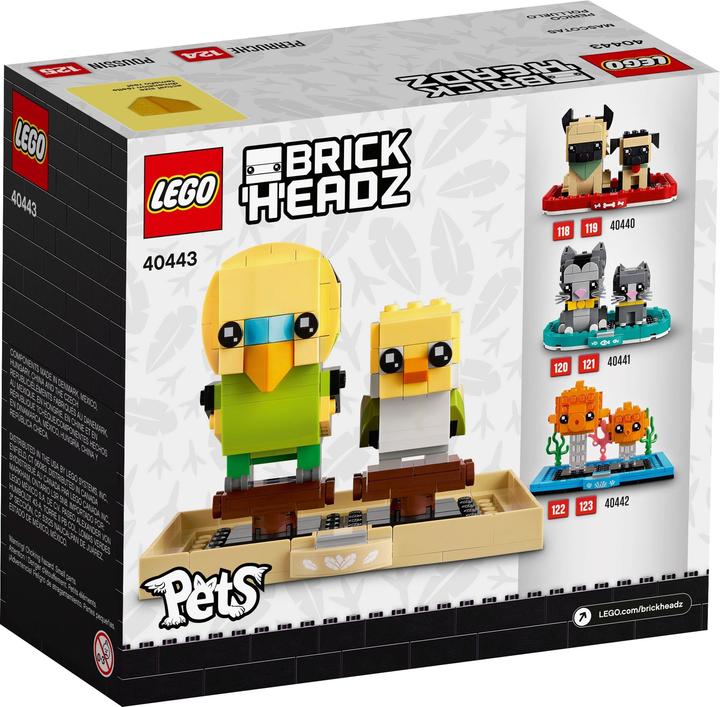 Image du produit LEGO BrickHeadz Perruche 40443 (40443, LEGO Brickheadz, LEGO difficiles à trouver)