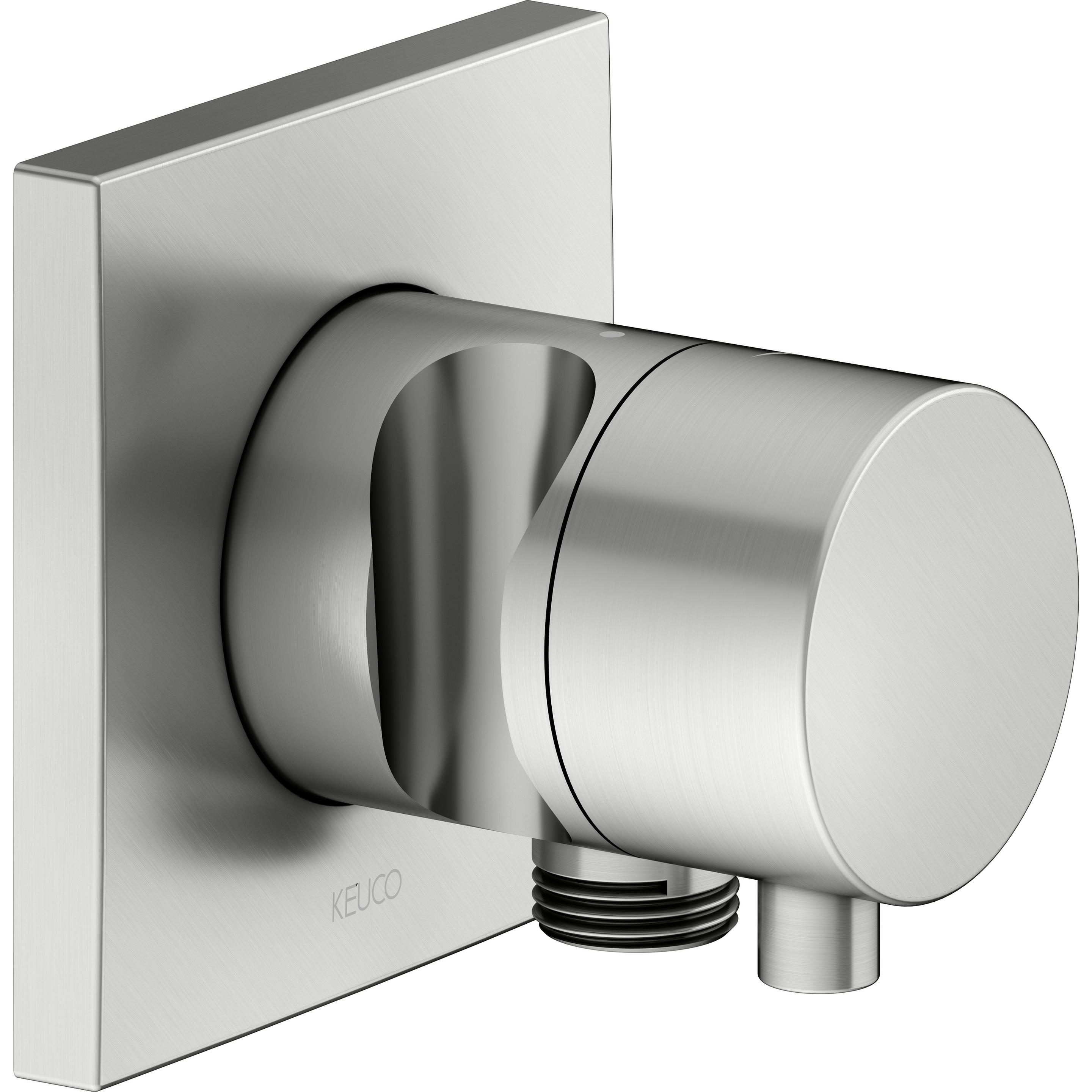Keuco, Badarmatur, IXMO Absperrventil UP, 1 Verbraucher mit Schlauchanschluss und Brausehalter mit Comfort Griff