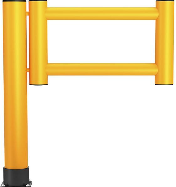 Actual product image Ampere Swing Gate, HxW 1.1 x 1 m, traffic yellow.