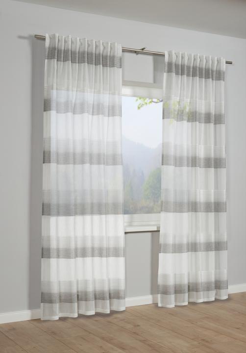 Immagine prodotto Gardinia Sciarpa con nastro per tende, Etamine (140 x 175 cm)