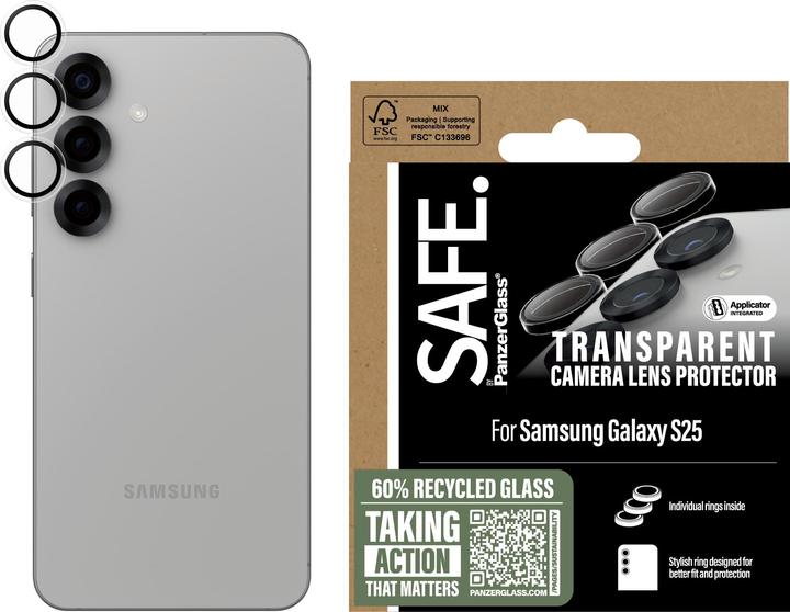 Produktbild PanzerGlass Safe. (1 Stück, Samsung Galaxy S25)